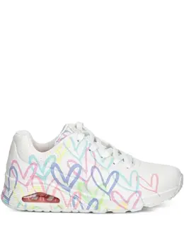 Skechers heart-print sneakers 30780848