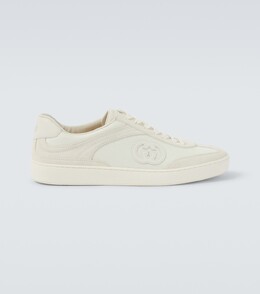 кроссовки G75 из замши и хлопка Gucci, O.W/O.W/O.W/O.W/O.W/ p01084387 | o.w/o.w/o.w/o.w/o.w/