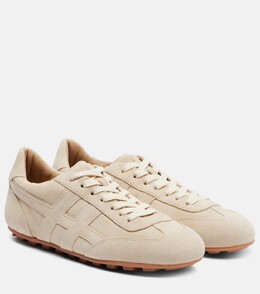 Кроссовки H693 из замши Hogan, Biscotti 331 p01080306 | biscotti 331