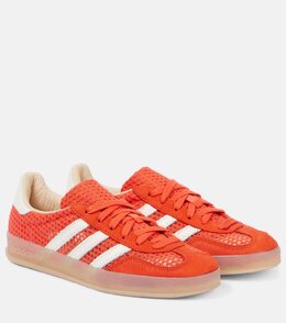 Gazelle Кроссовки Indoor с кожаными вставками Adidas, Glory Amber/Off White/Magic p01057415 | glory amber/off white/magic