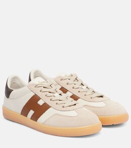 Крутые кожаные и замшевые кроссовки Hogan, B013+M024+S610+S600 p01080316 | b013+m024+s610+s600