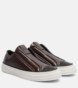 Кроссовки из кожи Monili Brunello Cucinelli, Testa Moro p01058347 | testa moro