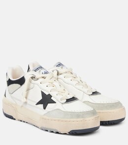 Бал Стар замшевые кроссовки Golden Goose, White/Black/Beige p01056984 | white/black/beige