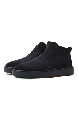 Замшевые кеды Cleanic Santoni mbcg221050catgel