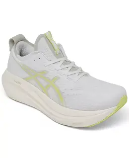 Мужские беговые кроссовки GEL-NIMBUS 27 от Finish Line Asics, мультиколор 19297585 | white, yellow