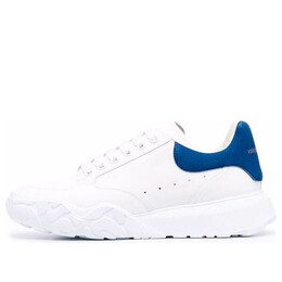 Кроссовки oversized court trainer 'white blue' Alexander McQueen, белый 634619wia9a9086 | white/blue