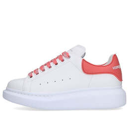 Кроссовки oversized sneaker 'white coral' Alexander McQueen, белый 621056whxmt9097 | white/coral