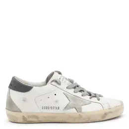 Golden Goose-Sneakers White/Ice/Dark Gray-Donna 52364897354068