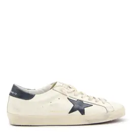 Golden Goose-Sneakers Beige/Night Blue-Uomo 52365664977236