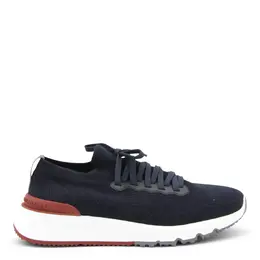Brunello Cucinelli-Sneakers Blue And Green-Uomo 52365785465172