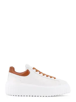 Hogan-H-Stripes Low-Top Leather Sneakers-Donna 52365951402324