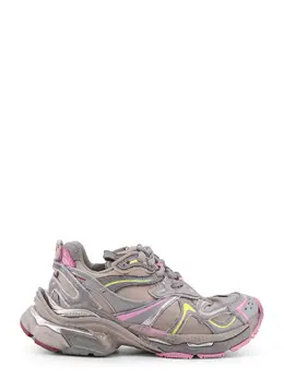 Balenciaga-Runner 2 Nylon Low-Top Sneakers With Leather Inserts-Donna 52366484799828