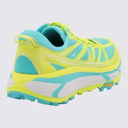 Hoka One One-Sneakers Citrus/Electric Aqua-Donna 52366785478996
