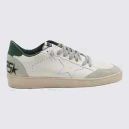 Golden Goose-Sneakers White/Ice/Green-Uomo 52366953972052