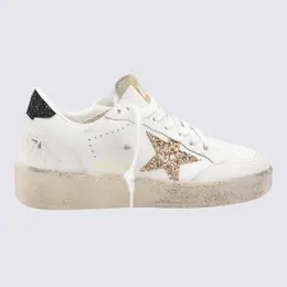 Golden Goose-Sneakers White/Gold/Black-Donna 52366972059988