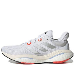 Кроссовки solarglide 6 Adidas, белый hp7680 | white/silver