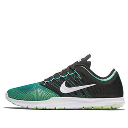 Кроссовки flex adaptation tr Nike, черный 831579-301 | black/white/green