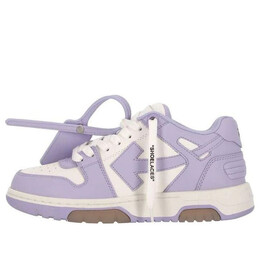 Кроссовки out of office calf leather sneaker 'purple white' Off-White, фиолетовый owia259f22lea0010136 | purple/white