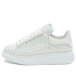 Кроссовки oversized glitter sneaker 'silver' Alexander McQueen, серебряный 558944w4sa18316 | silver