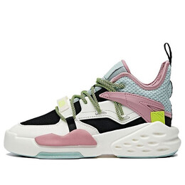 Кроссовки базовые низкие Anta, белый 122018087-5 | white/black/pink