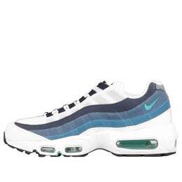 Кроссовки air max 95 Nike, белый 307960-100 | white/new green-brgd bl-nw slt