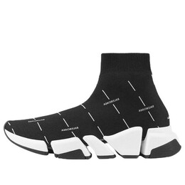 Кроссовки speed 2.0 sneakers black/white Balenciaga, черный 645420w2dbt1090 | black/white