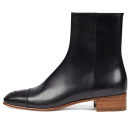 Кроссовки goatskin hills logo ankle boots 'black' Gucci, черный 658949-d3v00-1000 | black