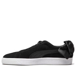 Кроссовки suede bow wn's black Puma, черный 367317-04 | black