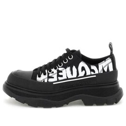 Кроссовки tread slick low lace up graffiti shoes 'black white' Alexander McQueen, черный 708753w4rq21006 | black/white
