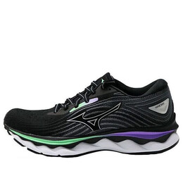 Кроссовки wave sky 6 'black' Mizuno, черный j1gd220275 | black/green/purple