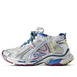 Кроссовки runner sneaker 'white blue purple' Balenciaga, белый 772767w3rmu9547 | white/blue/purple/yellow