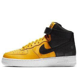Кроссовки air force 1 high '07 lv8 'yellow ochre' Nike, черный av8364-700 | black/yellow