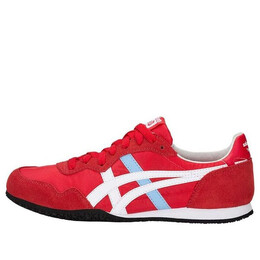 Кроссовки серрано Onitsuka Tiger, белый d109l-600 | white/blue/red/multi-color