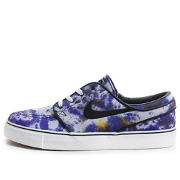 Кроссовки zoom stefan janoski pr qs Nike, белый 678472-104 | white/black-deep royal blue