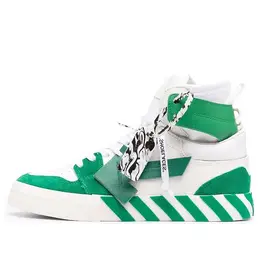 Кроссовки vulcanized high-top 'green white' Off-White, зеленый omia225f21lea0010155 | green/white