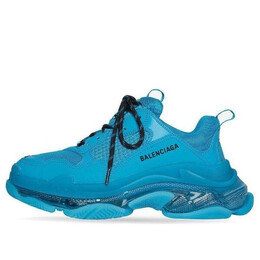 Кроссовки triple s sneakers 'clear sole blue' Balenciaga, синий 541624w2ga14810 | blue/black