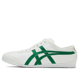 Кроссовки mexico 66 slip on Onitsuka Tiger, белый d342q-0184 | white/green