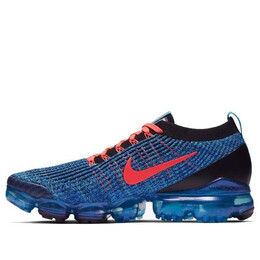 Кроссовки air vapormax flyknit 3 Nike, синий aj6900-401 | gym blue/pink/black