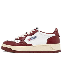 Кроссовки medalist low bicolor 'white burgundy' Autry, белый aulm-wb35 | white/burgundy