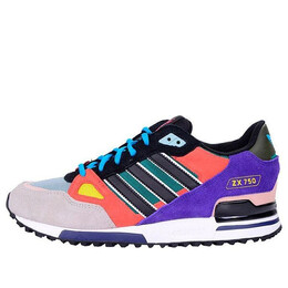 Кроссовки оригинал zx 750 Adidas, черный af6292 | black.purple