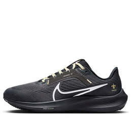 Кроссовки nfl x air zoom pegasus 40 'new orleans saints' Nike, мультиколор dz5996-001 | anthracite/black/team gold/white