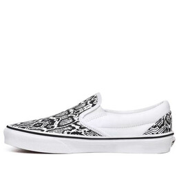 Кроссовки classic slip-on 'python white' Vans, черный vn0a4u38wtq | black and white