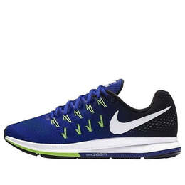 Кроссовки air zoom pegasus 33 'concord' Nike, мультиколор 831352-400 | concord/white-black-electric green