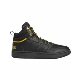 Кеды Adidas Hoops 3.0 Mid Wtr, полнота F, размер 7 UK, черный/желтый 103783710554