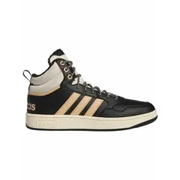Кеды Adidas Hoops 3.0 Mid Wtr, полнота F, размер 9,5 UK, черный 103783710723