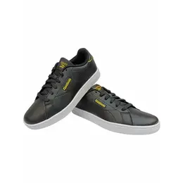 Кеды Reebok Court Clean, полнота F, размер 9 US, черный/белый/желтый 103743346106