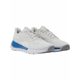 Кроссовки Reebok Flex Trainer, полнота F, размер 9,5 US, серый/белый/голубой 103768814437
