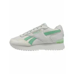 Кроссовки Reebok Glide Ripple Clip, полнота F, размер 7 US, белый/зеленый 102215546701