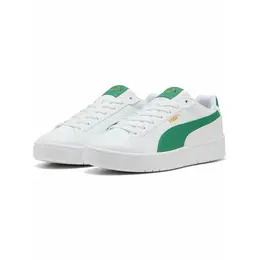 Кроссовки Puma Court Classico, полнота F, размер 8,5 UK, белый, зеленый 4441099739