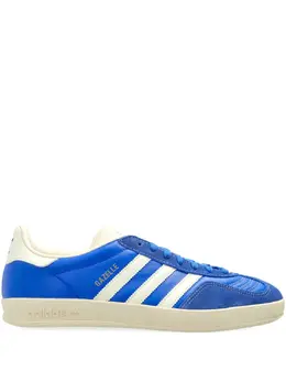 Кроссовки Gazelle из кожи Adidas, синий 31538027 | синий